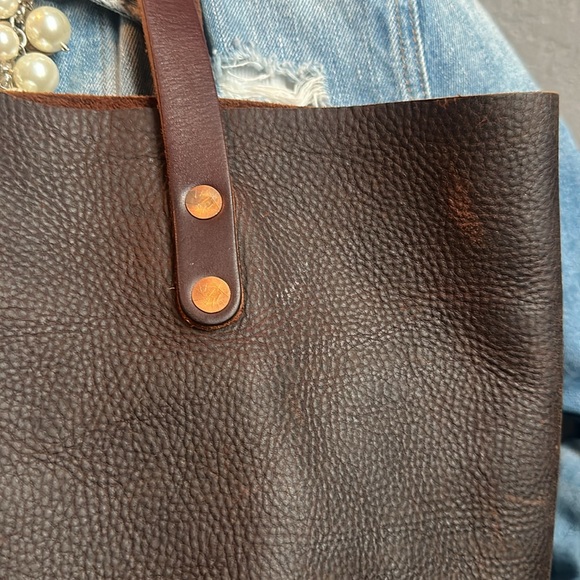 KMM&Co large brown Kodiak leather tote - Picture 4 of 17